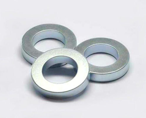 Endüstriyel Kullanım için Çinko Kaplamalı N52 Halka NdFeB Mıknatıslar