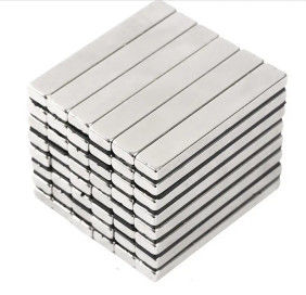 Düz Endüstriyel Çubuk Mıknatıslar Ni Cu Ni Kaplama Özelleştirilmiş Uzun Güçlü Mıknatıslar